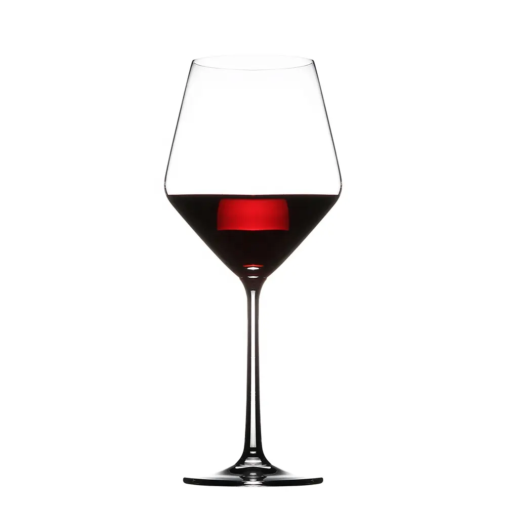 Logotipo impreso personalizado hecho restaurante taza de vidrio copa de vino Copa