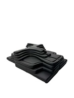Modernes Modulares Sofa-Set Unregelmäßige Form Hochdichter Schaumstoff Kunstleder für Wohnzimmermöbel Couch für den Heimgebrauch