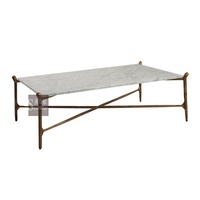 Table en métal forgé à la main vintage, meubles de maison, table basse de luxe, fournisseur chinois, usine, décoration de salon