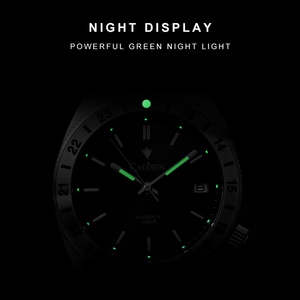 NOUVEAU 2025 Montre CADISEN pour Homme, Montre de Plongée Automatique Mécanique NH35, Lumineuse, Acier Inoxydable, Verre Saphir, Étanche - Product Image 6