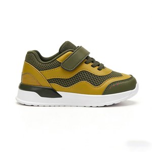 Chaussures <span class=keywords><strong>de</strong></span> sport pour garçons, baskets <span class=keywords><strong>de</strong></span> course en PU et mesh, couleur blanche unisexe, baskets pour enfants personnalisables - Product Image 2