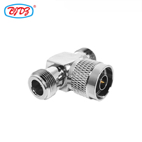 Usine N à N SMA mâle prise femelle Jack bride montage 4 trous 90 degrés 3 voies RF coaxial adaptateur connecteurs