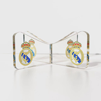 Fußball-Weltmeisterschaft Moderner Stil Trendiger Hochwertiger Klarer Acryl Maßgefertigter Ball-Displayständer für Fußball Basketball