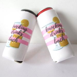 Custom Skinny Can Sleeve 12oz Neoprene Can Cooler Foam Sublimation 330ml Slim Beer Cover Blank Can and <b>Bottle</b> Cooler Custom Logo - Product Image 3