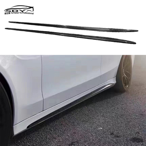 Faldones Laterales de Fibra de Carbono para Mercedes Benz Clase <span class=keywords><strong>C</strong></span> W205 C63 C43 <span class=keywords><strong>AMG</strong></span> - Product Image 2