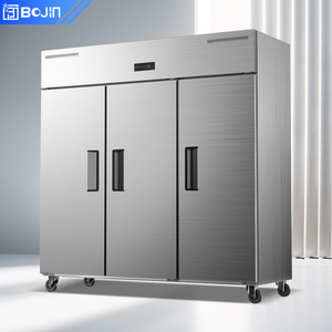 <span class=keywords><strong>Réfrigérateur</strong></span> commercial BoJin, style coffre, grande capacité, refroidissement direct, acier inoxydable 201, pour hôtel, restaurant, cuisine, aliments frais - Product Image 1