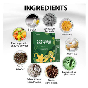 Private Label Low Sugar Beauty Digestive Support Metabolism Management Slimming <b>Enzyme</b> Juice <b>Powder</b> for Adults Gluten-Free - Product Image 5