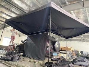 Tente de toit ouverte à 270 degrés sur pied abri hors route aile de renard côté voiture auvent 2M - Product Image 4