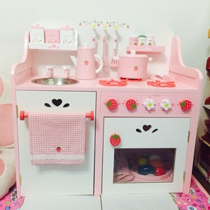Set Giocattolo Cucina in Miniatura per Bambine, Casa delle Bambole Principessa in Legno, Gioco di Ruolo per Cucinare - Product Image 6