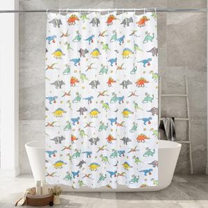 Cortina <span class=keywords><strong>de</strong></span> ducha con estampado <span class=keywords><strong>de</strong></span> dinosaurios para niños, cortina ecológica <span class=keywords><strong>de</strong></span> poliéster con diseño <span class=keywords><strong>de</strong></span> animales - Product Image 1