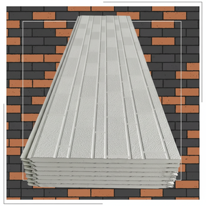 <span class=keywords><strong>206</strong></span> Nouveaux panneaux muraux sandwich modernes en acier galvanisé avec âme en PU, résistants au <span class=keywords><strong>feu</strong></span> et à l'eau, pour hôtels et toitures - Product Image 1