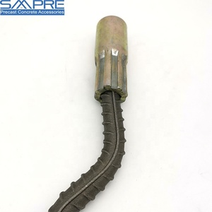 مرساة فولاذية طويلة ملولبة لبناء الجدران، مقبس رفع بذيل متموج، مطلية بالزنك ومقاومة للتآكل - Product Image 5