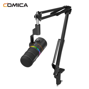 ไมโครโฟนไดนามิกคาร์ดิออยด์ COMICA EJoy D10(A) แบบ USB-C&XLR พร้อมไฟ RGB และซาวด์การ์ด สำหรับสตรีมมิ่ง พอดแคสต์ Twitch YouTube และเกมมิ่ง - Product Image 1
