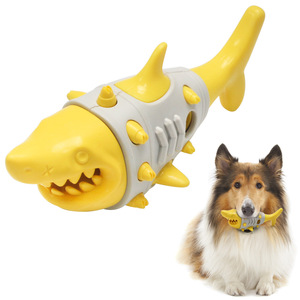 Yeni varış interaktif çiğnemek Molar köpek oyuncak diş temizleme için simüle köpekbalığı isırmaya dayanıklı havalandırma oyuncak kauçuktan yapılmış - Product Image 6