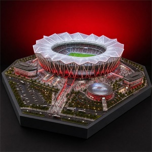 Maquette architecturale 3D personnalisée <span class=keywords><strong>de</strong></span> campus universitaire pour la planification urbaine, les investissements et <span class=keywords><strong>l</strong></span>'affichage en exposition des villes éducatives du Moyen-Orient - Product Image 1