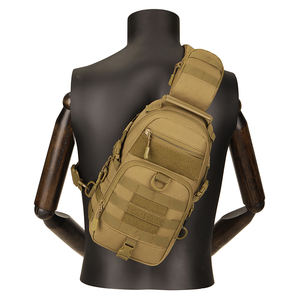 Tactische Sling Borsttas Met Waterfles <span class=keywords><strong>Holster</strong></span> Houder Assault Pack Messenger Schoudertas Crossbody Tassen - Product Image 3