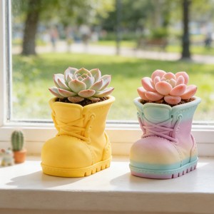 Cross-Border 3D-Printed Boots, <b>Shoes</b>, and Pencil Holders: Creative and Fun Desktop Decor, <b>Storage</b> Pencil Holders, and Gifts - Product Image 1