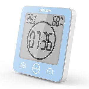 Reloj de Baño <span class=keywords><strong>BALDR</strong></span> en Stock, Venta Directa de Fábrica, Termómetro e Higrómetro de Baño Moderno para Interiores, de ABS/PVC, con Alarma - Product Image 5