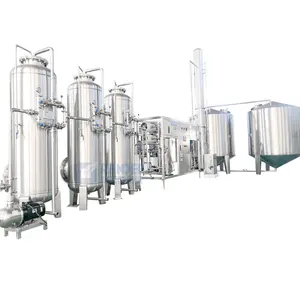 Water filter purification plant machine with bottling line production line cost