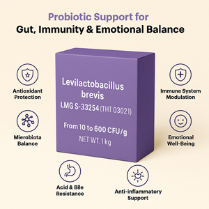 Polvo Probiótico Premium LMG S 33254 Levilactobacillus brevis 10 a 600 UFC/g Ingrediente a Granel Liofilizado Certificado OEM - Product Image 2