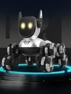 Gelişmiş Modern Plastik Yürüyen Robotik Köpek Oyuncak - Akıllı 8 Tekerlekli Karikatür Mekanik Evcil Hayvan RC ile - Product Image 1