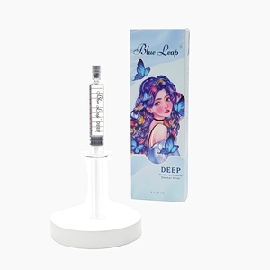 Blue Leap Gel à l'<span class=keywords><strong>Acide</strong></span> <span class=keywords><strong>Hyaluronique</strong></span> (25mg) à Fort Soutien et Action Profonde 10ml pour Stabilisation du Contour Facial, Fixation de la Base Nasale, de la Ligne de la Lèvre et du <span class=keywords><strong>Menton</strong></span> - Product Image 3