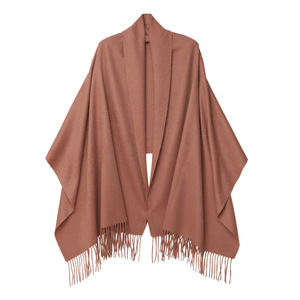 Invierno suave cálido lujo 100% Cachemira chal mujer bufanda diseñador sólido puro Cachemira tejido moda Pashmina estola - Product Image 6