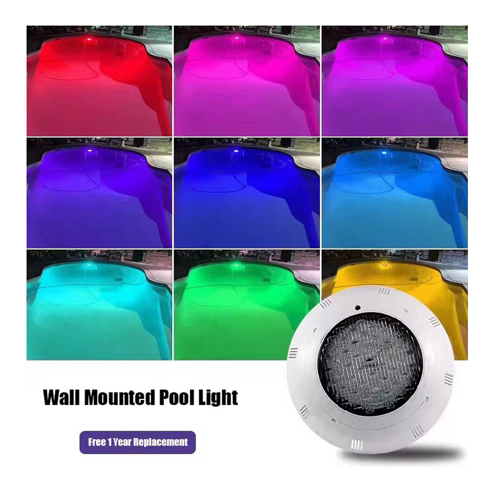 ABS AC/DC12V LED 36W Waterproof IP68 Colorful RGB Underwater Light Pond Remote Control Swimming Pool Lamp LED Underwater Lights