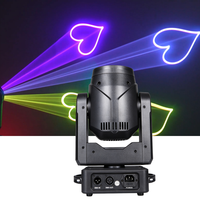 Projecteur laser d'animation à tête mobile RGB 5W, balayage Galvo 20KHz, contrôle par application, faisceau annulaire LED, pour DJ, soirées, scène, discothèque
