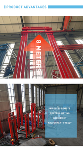 Elektrische Steigers Hefplatform Vouwlift Voor Woningrenovatie Bouwplaats Werk Draagbaar En Verplaatsbaar - Product Image 4