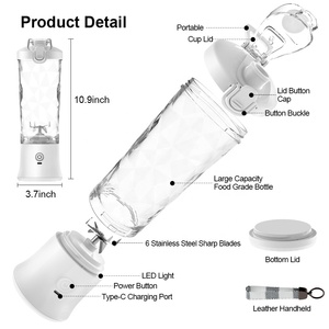 <span class=keywords><strong>Blender</strong></span> Portabel Isi Ulang USB Genggam Buah dan Sayuran Cangkir Smoothie Mini Juicer <span class=keywords><strong>Blender</strong></span> Makanan - Product Image 5