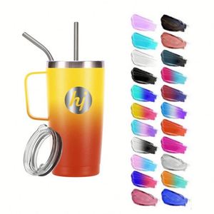 Vaso Térmico Promocional Personalizado de Acero Inoxidable 304 de Doble Capa, 20oz, para Auto, Cerveza, con Asa, Ideal para Regalo - Product Image 1