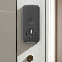 Serrure connectée Tuya WiFi sans clé, avec Bluetooth, pour porte en bois, avec application, réseau intelligent, serrure pour porte en verre