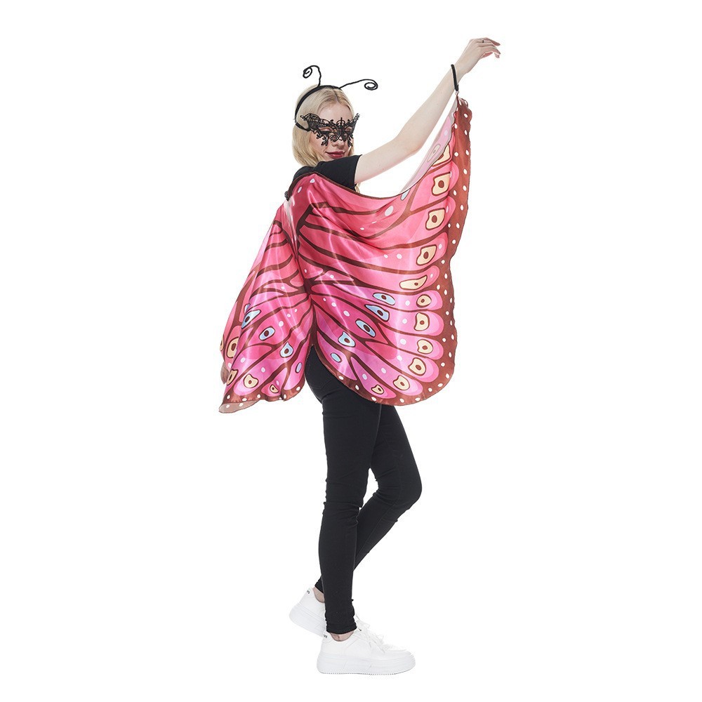 Red adult butterfly wings (headband wings)