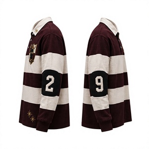 Men's Short Sleeve Solid Knitted Shirt with Embroidered Crest <b>Stars</b> <b>Design</b> Preppy Style Regular Fit 100% Cotton Formal - Product Image 3