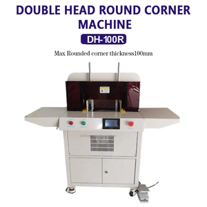 Mesin Pemotong Sudut Bulat Kertas Kepala Ganda DH-100R <span class=keywords><strong>Program</strong></span> Control Ketebalan 100mm - Product Image 4