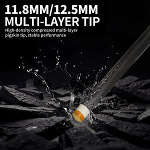 Taco de <span class=keywords><strong>Billar</strong></span> Premium Jianying de Fibra de Carbono Radial 11.8mm/12.5mm, Taco de <span class=keywords><strong>Billar</strong></span> Yfen de Carbono <span class=keywords><strong>para</strong></span> Snooker y <span class=keywords><strong>Billar</strong></span> - Product Image 5