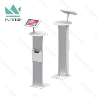 LSF11 Tablet para iPad Display Podium W/Acrílico Tabletop Secure Enclosure Pulpit Atril para iPad Podium Display Floor Stand