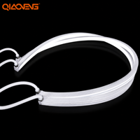 Bande néon bicolore OEM 24V 2025 288 LED/m L12*H12mm 3000K Blanc chaud Ra80 IP68 Rouleau personnalisé de 5m Fabricant