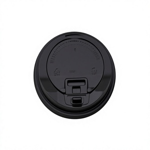 Couvercle de saladier compostable jetable de qualité commerciale pour conteneur alimentaire à emporter, sushi, collation, biscuits, avec option de gaufrage - Product Image 1