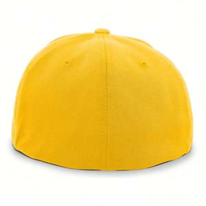 High Quality Light Color Yellow Hip-hop Snapback <b>Cap</b> <b>Flat</b>-brim Fitted 6 Panel Baseball <b>Hat</b> Solid Color Performance 100% Cotton - Product Image 5