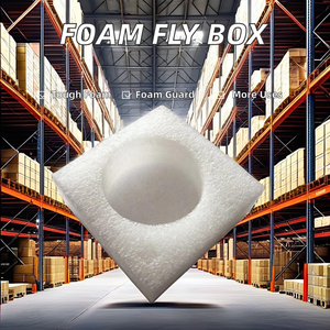 Esponja magnética personalizada <span class=keywords><strong>EPE</strong></span> EVA PU para envío por correo, protector de borde de inserción de espuma protectora para embalaje de aceite esencial, caja de moscas - Product Image 2