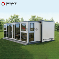 Cabaña Telescópica Expandible para Apple |   Casa Cápsula Prefabricada Moderna, Casa Modular Portátil de Lujo, Cabaña Expandible Tipo Apple