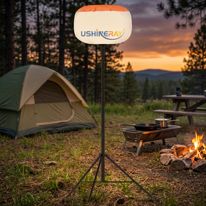 Lampe à ballon LED super lumineuse 150W à haut lumen avec trépied 360° °   Lampe étanche sans ombre pour le camping, éclairage d'urgence temporaire pour chantier - Product Image 2