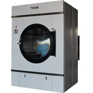 HOOP Industrial Commercial Laundry Drying Tumble Clothes Dryer Machine Automatic Standing Heat Pump Washing Equipment 100-130 KG