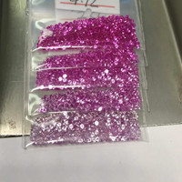 Natürlicher rosa Saphir 1,5mm rosa Farbe Saphir stein loser Halbe del stein Preis von rosa Saphir pro Karat