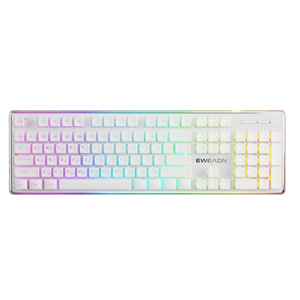 Eweadn Bàn phím ngôn ngữ Hàn Quốc RGB có dây 104 phím gx710 Kailh gõ êm chống tràn cho văn phòng sử dụng máy tính - Product Image 6