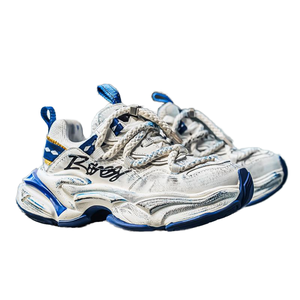 Zapatillas Vintage de Otoño para Hombre, Estilo Dirty Dad, Lavado a la Moda, Transpirables, Antideslizantes, con Cordones, Parte Superior de Malla y Entresuela de Goma - Product Image 2