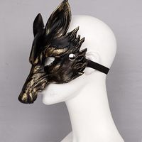 Masque de simulation Halloween en mousse PU 3D, motif renard, personnalisable, idéal pour le commerce international, les bals de Mardi Gras et les fêtes de carnaval - Vente chaude