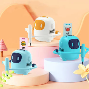 <span class=keywords><strong>Robot</strong></span> de Dessin et de Peinture Intelligent avec 100 Cartes, Lumières et Sons - Machine d'Apprentissage Éducative pour Enfants de 5 à 13 Ans - Product Image 2